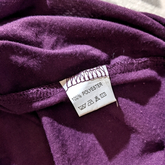 Freedom tank top shirt Size Small /M purple racerback style with birds for women - Picture 6 of 10